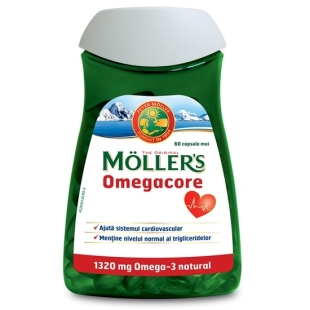 Omegacore, 60 capsule moi, Moller's