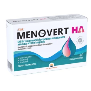 Ovule vaginale Menovert HA, 10 ovule, Sun Wave Pharma