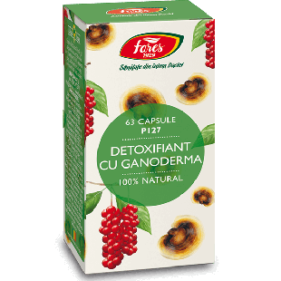 Detoxifiant cu Ganoderma (P127) 60caps., Fares