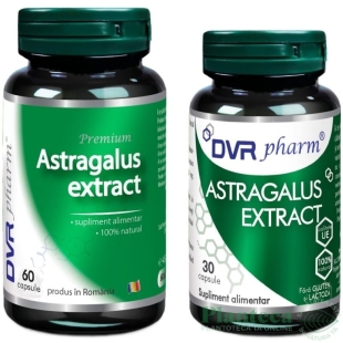 Pachet Astragalus extract, 60 + 30 capsule, DVR Pharm
