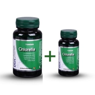 Pachet Chlorella, 60 + 30 capsule, DVR Pharm