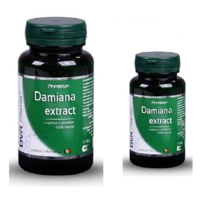 Pachet Damiana extract, 60 + 30 capsule, DVR Pharm