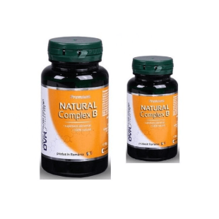Pachet Natural B complex, 60 + 30 capsule, DVR Pharm