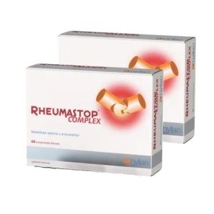 Pachet Rheumastop Complex, 60 comprimate, 2 cutii, Hyllan