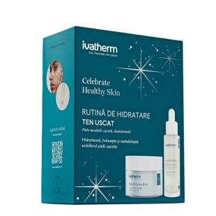 Pachet Ser Aquafil Hydra, 30 ml + Crema Aquafil Hydra Rich, 50 ml, Ivatherm