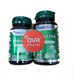 Pachet Spirulina, 60 + 30 capsule, DVR Pharm