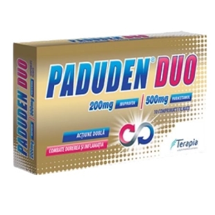 Paduden Duo 200 mg/500 mg, 10 comprimate filmate, Terapia