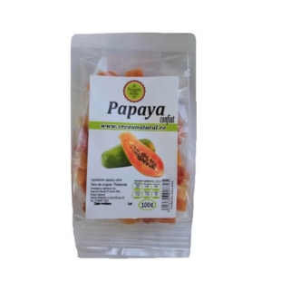 Papaya confiat, 100 g, Natural Seeds