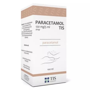 Paracetamol TIS pentru copii 120mg/5ml sirop x 100 ml