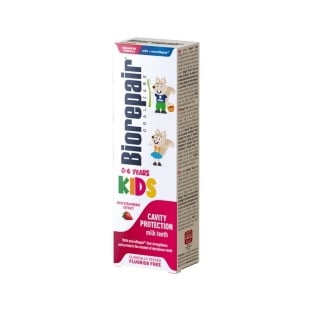 Pasta de dinti cu aroma de capsuni Kids, 0-6 ani, 50 ml, Biorepair