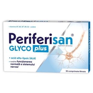 Periferisan Glyco Plus, 30 comprimate filmate, Zdrovit