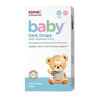 Picaturi cu DHA pentru bebelusi Milestones Baby, 60 ml, GNC