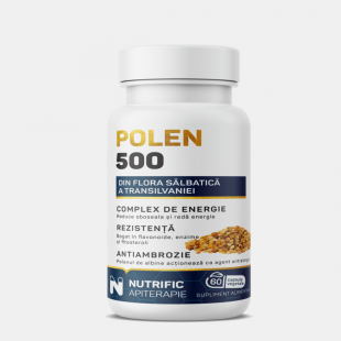 Polen 500 mg, 60 capsule vegetale, Nutrific