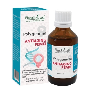 Polygemma 9, Antiaging Femei, 50 ml, PlantExtrakt