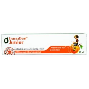 VivaNatura - Gennadent Junior pasta dinti portocale 80ml