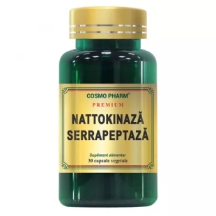 Nattokinaza Serrapeptaza, 30 capsule, Cosmo Pharm