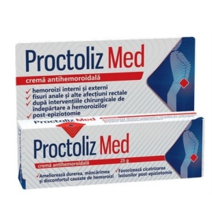 Crema antihemoroidala Proctoliz Med, 25 g, Look Ahead