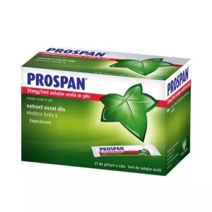 Prospan, 35 mg/5 ml solutie orala, 21 plicuri, Engelhard
