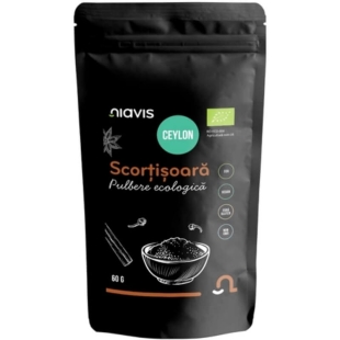 Scortisoara Ceylon pulbere ecologica, 60 g, Niavis