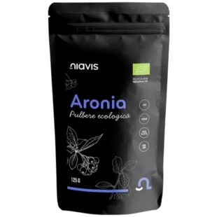 Aronia pulbere ecologica, 125 g, Niavis