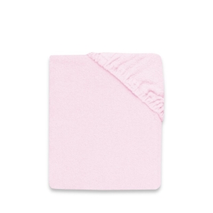Qmini - Cearceaf cu elastic pentru patut leagan sau patut co-sleeper, Dimensiune 90x40 cm, Din bumbac jersey, Material certificat Oeko Tex Standard 100, Pink