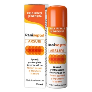 Raniseptol Arsuri spuma, 150 ml, Zdrovit