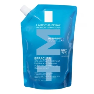 Rezerva gel spumant de curatare Effaclar+ M, 400ml, La Roche-Posay