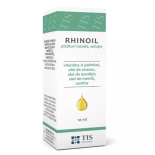 Rhinoil picaturi nazale, solutie, 10 ml, Tis Farmaceutic