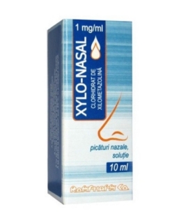 Xylo-nasal picaturi nazale, solutie, 1mg/ml, 10 ml, Rompharm