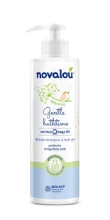 Sampon si gel de dus Gentle Bathtime, 500 ml, Novalou