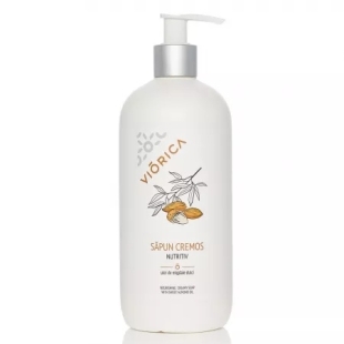 Sapun cremos nutritiv cu ulei de migdale dulci, 500 ml, Viorica