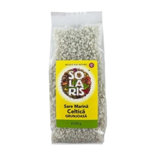 Sare marina celtica grunjoasa, 200 g, Solaris