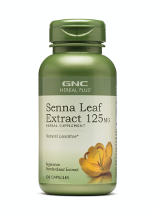 GNC - Herbal Plus Senna Leaf 125 mg 100cps