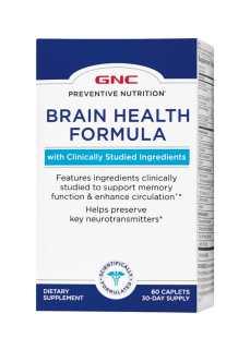 GNC - Preventive Nutrition Brain Health Formula Pentru Sanatatea Sistemului Nervos 60tb