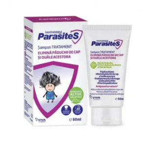 Santaderm - Parasites sampon tratament pentru paduchi 50ml