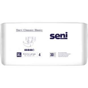 Scutece Classic Basic Extra Large 30buc, Seni