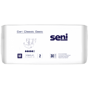Scutece adulti Classic Basic Medium 30bucati, Seni