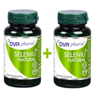 DVR Pharm - Seleniu natural pachet 60caps + 60caps