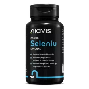 Seleniu natural, 200 mg, 60 capsule, Niavis