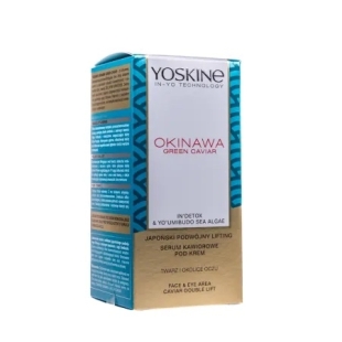 Ser dublu lift pentru fata si zona ochilor Okinawa Green Caviar, 30 ml, Yoskine