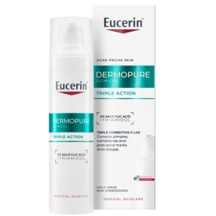Ser cu tripla actiune DermoPure, 40 ml, Eucerin