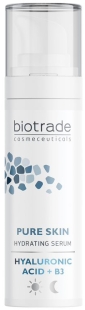 Ser hidratant cu acid hialuronic si niacinamida Pure Skin, 30 ml, Biotrade