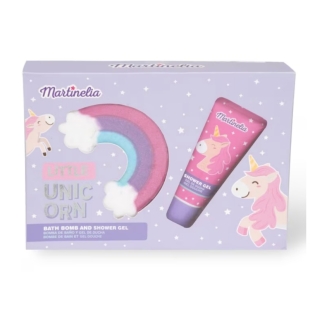 Set crema de corp si bomba de baie Little unicorn, Martinelia