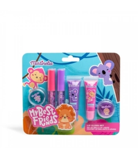 Set luciu de buze My Best Friends, 6 piese, Martinelia