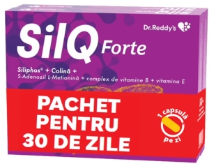 Pachet SilQ Forte, 15 + 15 capsule, Dr. Reddys