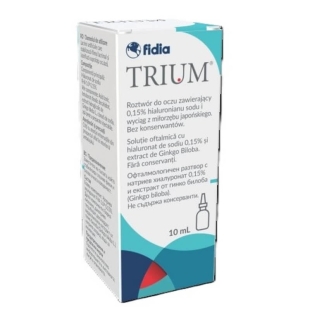 Solutie oftalmica Trium, 10 ml, Fidia
