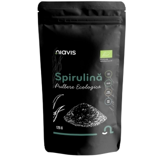 Spirulina pulbere ecologica, 125 g, Niavis