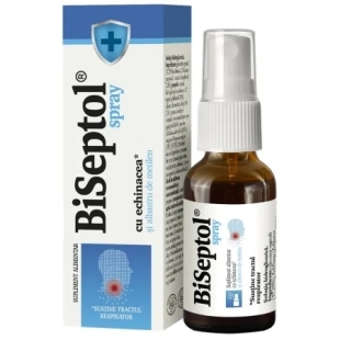 Spray cu albastru de metilen si echinacea Biseptol, 20 ml, Dacia Plant
