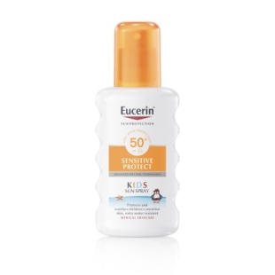 Spray de corp pentru copii SPF 50+ Sun Protection Sensitive Protect, 200 ml, Eucerin