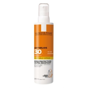 Spray invizibil pentru corp SPF 30+ Anthelios, 200 ml, La Roche-Posay